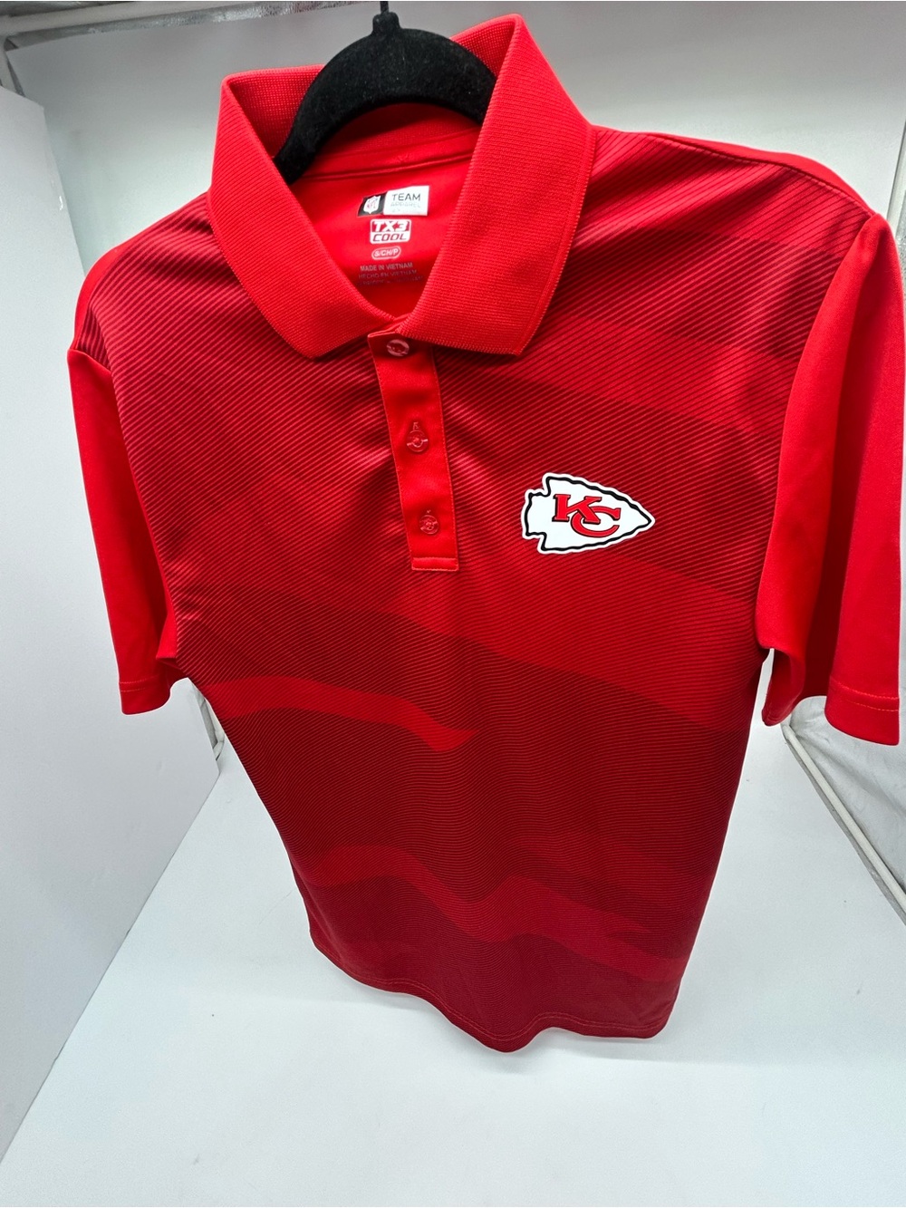 Kansas City Chiefs NFL Team Apparel Dri-fit polo small